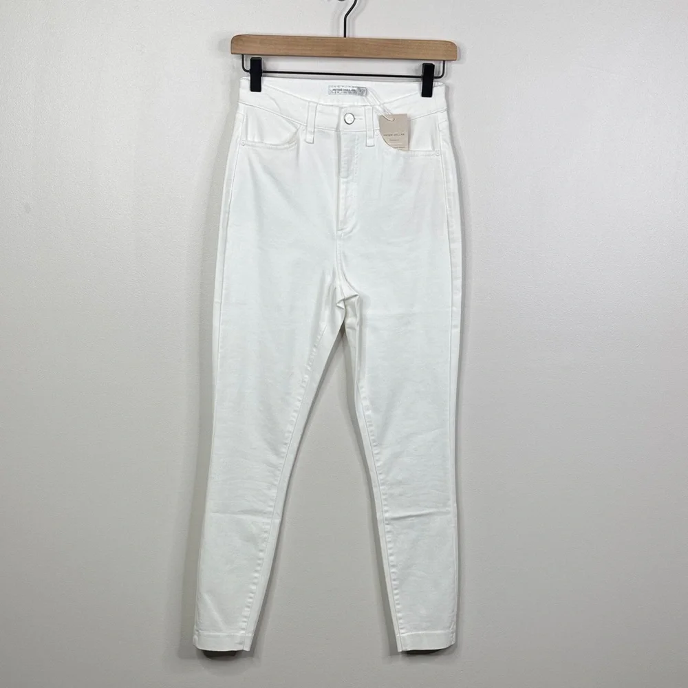 Peter Millar Women's Size 2 White Skinny Pants NWT Luxury Golf Travel Casual